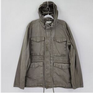 Madewell Men's Green Field Hooded Jacket Size Large